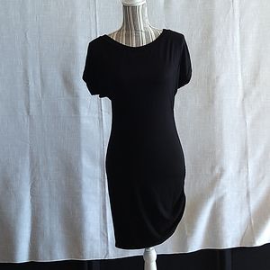 Michael Kors black short sleeves mini dress size small petite